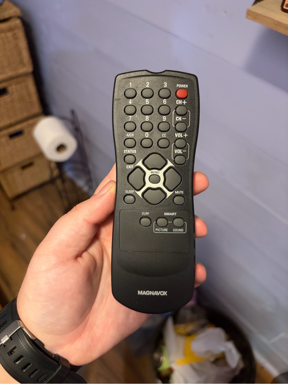 Black TV Remote Control - Black